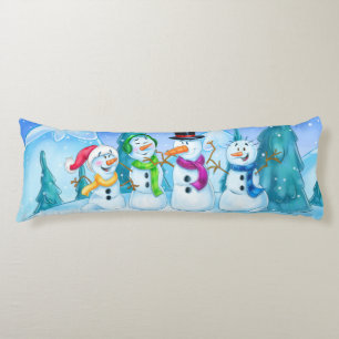 Coloré mignon de coussin de famille de bonhomme d