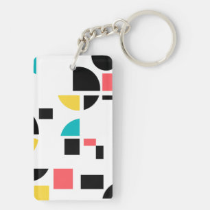 Coloré, moderne, tendance, amusant, gai géométriqu