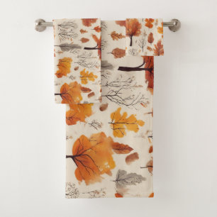 Coloré rétro motif d'automne