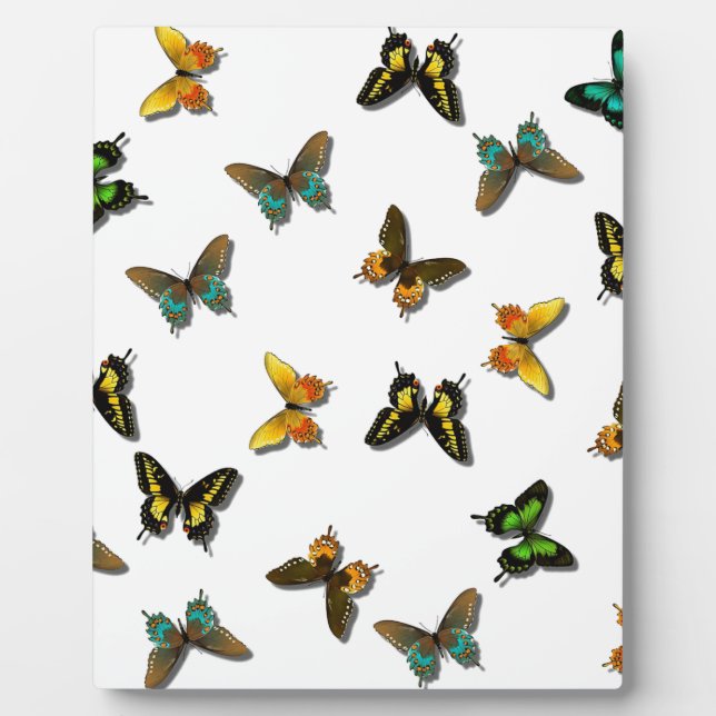 Colored Butterflies Art Fotoplatte (Vorderseite)