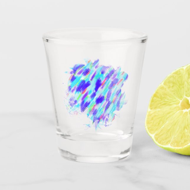 Colored Chaos Shot Glass Schnapsglas (Vorderseite)