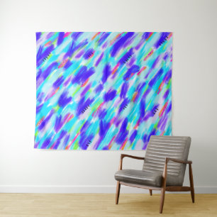 Colored Chaos Tapestry Wandteppich