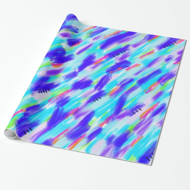 Colored Chaos Wrapping Paper Geschenkpapier (Ungerollt)
