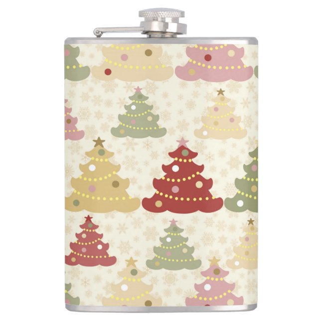 Colored Christmas Flachmann (Vorderseite)