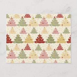 Colored Christmas Postkarte