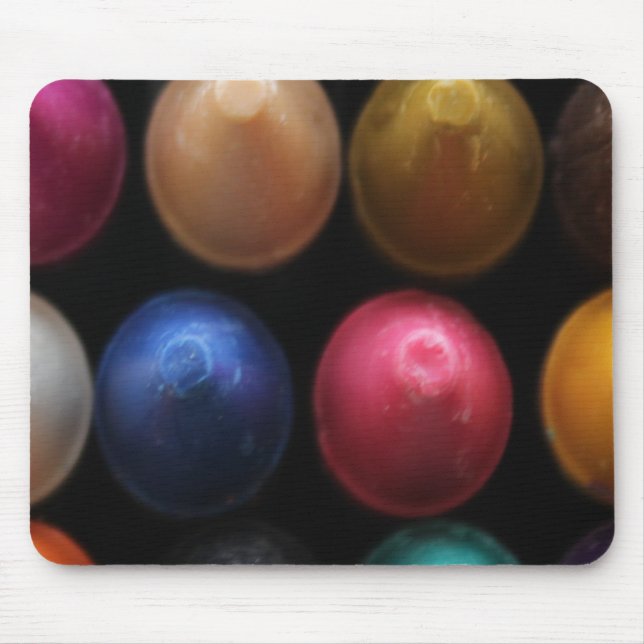 Colored Crayons Mousepad (Vorne)