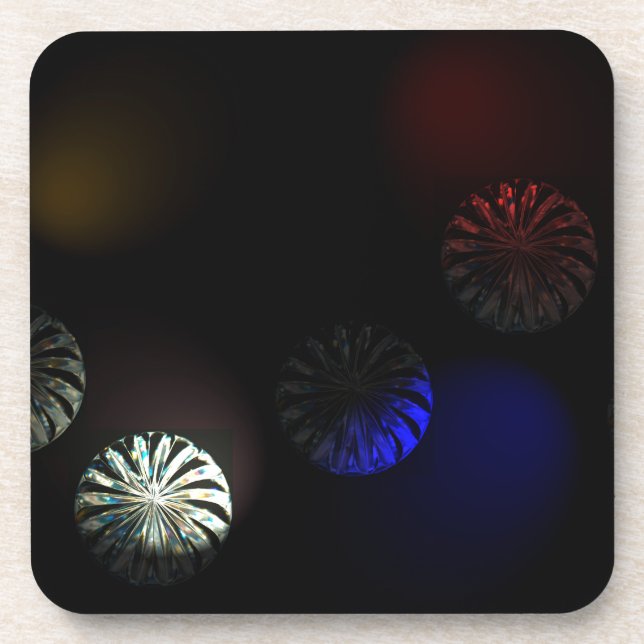 Colored Cystal Imager Getränkeuntersetzer (Vorderseite)