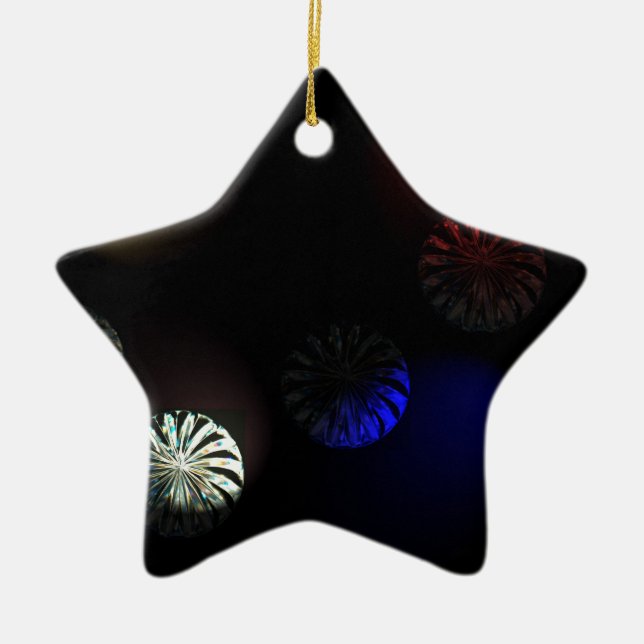 Colored Cystal Imager Keramik Ornament (Vorne)