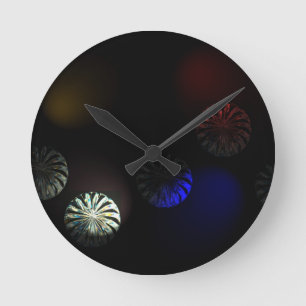 Colored Cystal Imager Runde Wanduhr