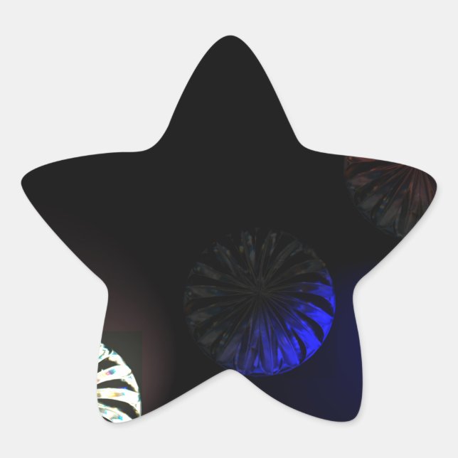 Colored Cystal Imager Stern-Aufkleber (Vorderseite)