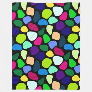 Colored Flat Stone Mosaik I + Ihre Ideen Fleecedecke