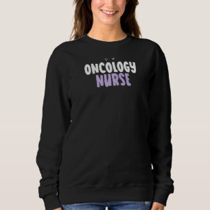 Colored Heart Oncology Nurse Sprichwort Sweatshirt