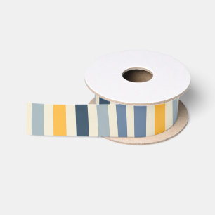 Colored Lines Satin Ribbon Satinband