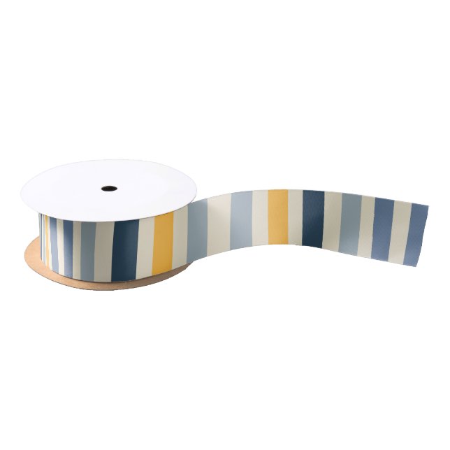 Colored Lines Satin Ribbon Satinband (Spule)