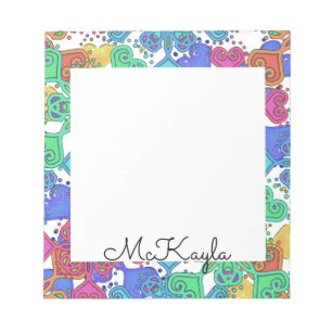 "Colored Mandala" Notizblock