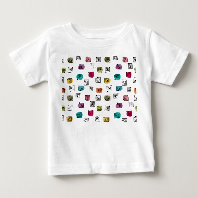 Colored Mazes Baby T-shirt (Vorderseite)
