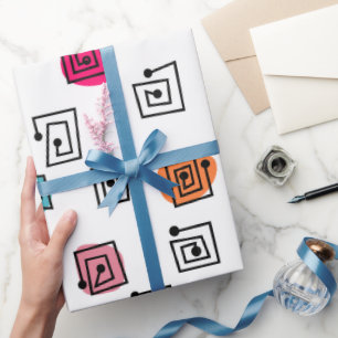 Colored Mazes Geschenkpapier