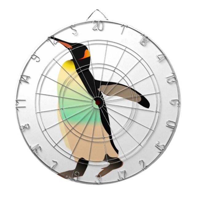 Colored Peguin Dartscheibe (vorne)