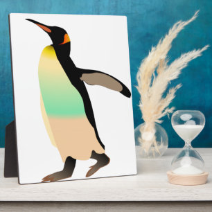 Colored Peguin Fotoplatte
