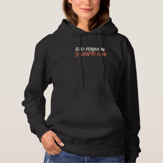 Colored Retro  Best Physical Therapist Ever Sarcas Hoodie