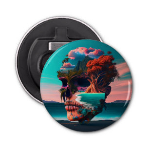 Colored Skull Head Flaschenöffner