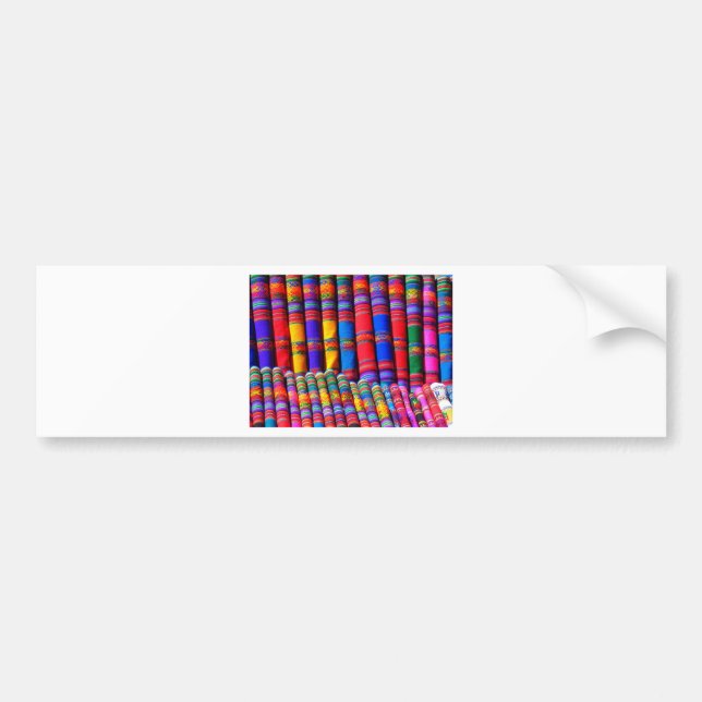 Colored Woven Cloud Autoaufkleber (Vorne)