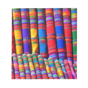 Colored Woven Cloud Notizblock