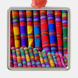 Colored Woven Cloud Silbernes Ornament