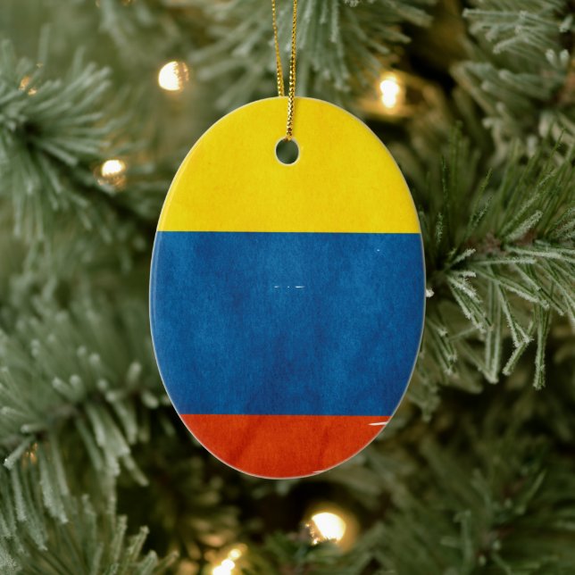 Colores de Colombia Keramik Ornament (Baum)