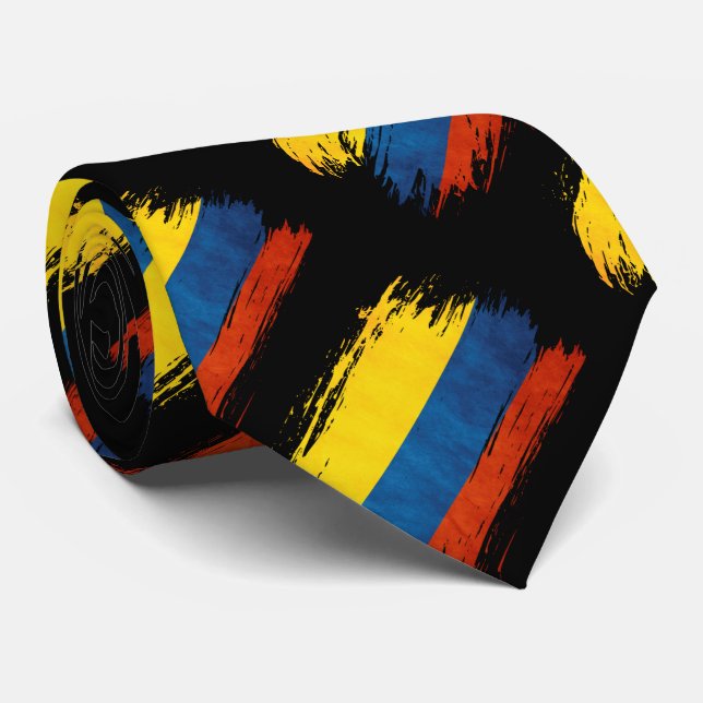 Colores de Colombia Krawatte (Gerollt)
