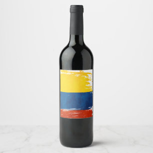 Colores de Colombia Weinetikett