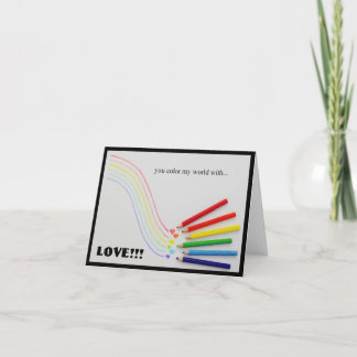 COLOREZ MA CARTE de NOTE du MONDE… (la photo)