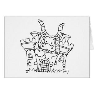 Colorez-moi dragon et château