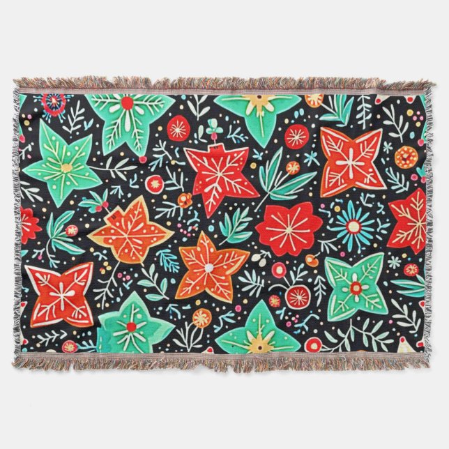 Colorful Abstract Holiday Design Decke (Vorderseite)