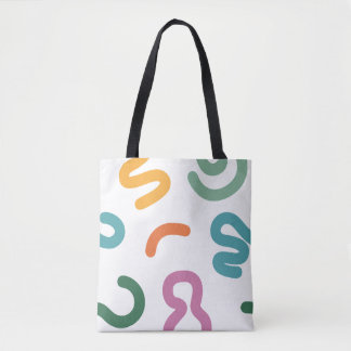 Colorful Abstract Shapes Pattern Tasche