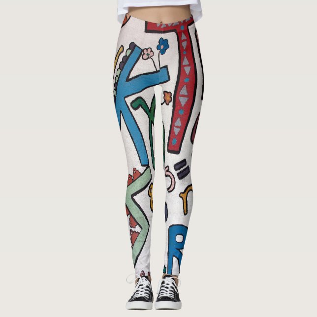 Colorful Alphabet Leggings (Vorderseite)
