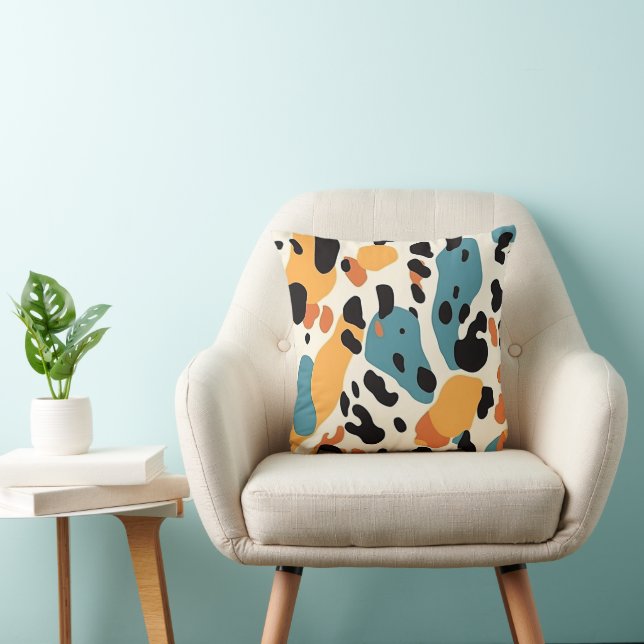 Colorful Animal Print 04 Kissen (Stuhl )