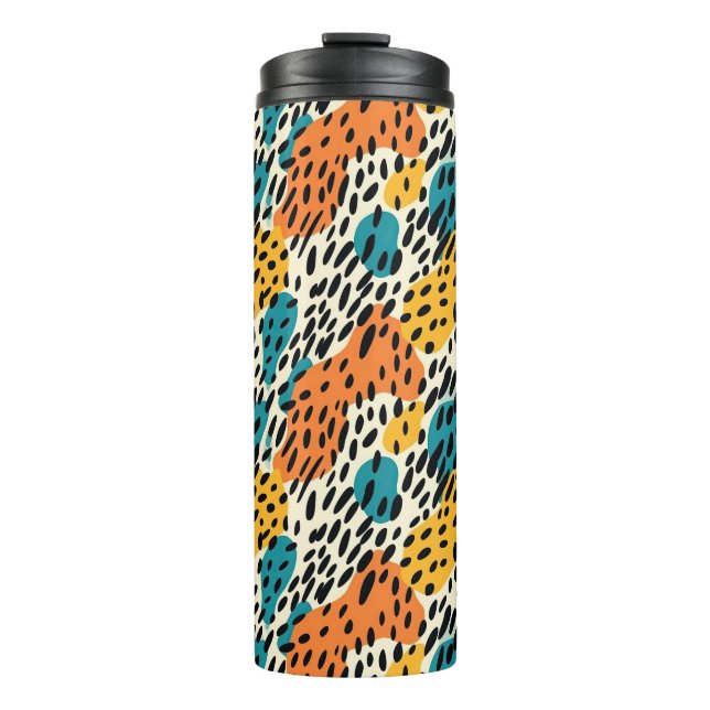 Colorful Animal Print 11 Thermosbecher (Vorderseite)