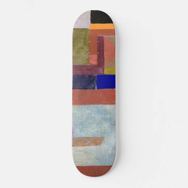 Colorful Architecture (1917) Skateboard (Vorderseite)