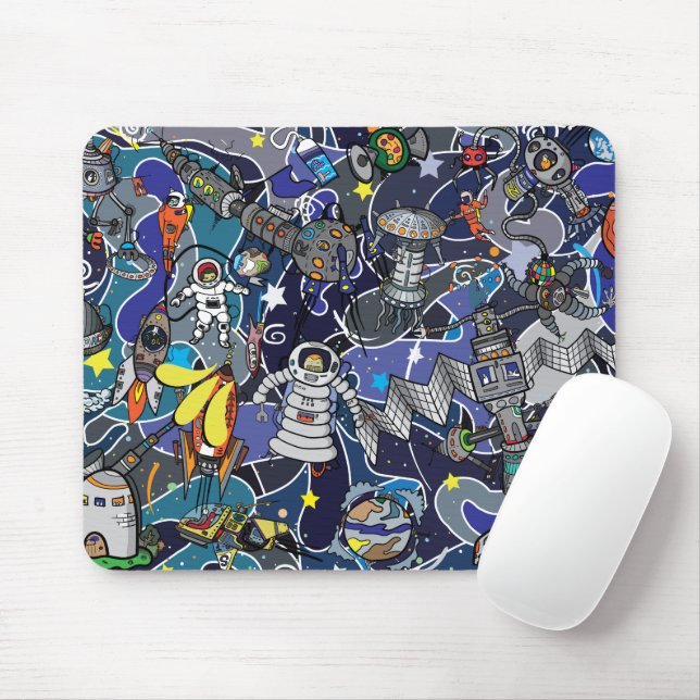 Colorful Art Characters Mouse Pad Creative Design Mousepad (Mit Mouse)