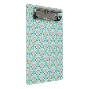 Colorful Art Deco Mini Klemmbrett
