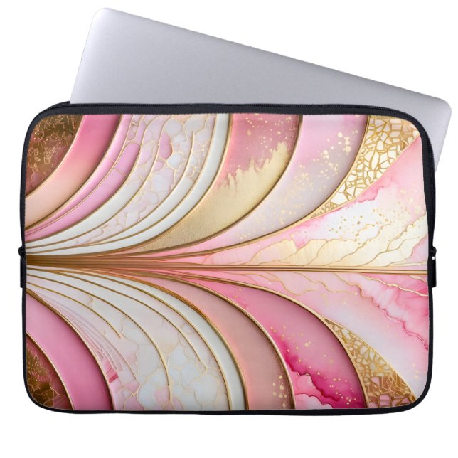 Colorful Art Deco - Notebook-Fall Laptopschutzhülle (Vorderseite)