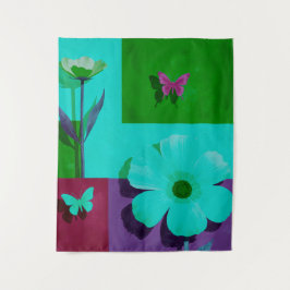 Colorful Art Tapestry Wandteppich