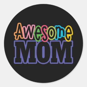 Colorful Awesome Maman Fête des mères Sticker