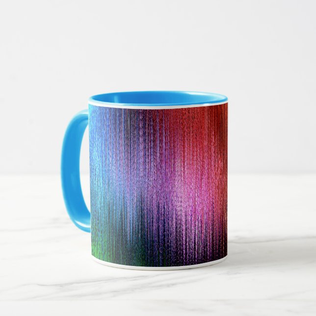Colorful Background Pattern Tasse (Vorderseite Links)