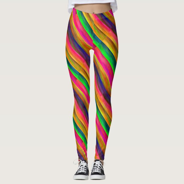 colorful bands leggings (Vorderseite)