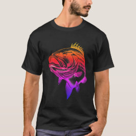 Colorful Bass Fishing Tee