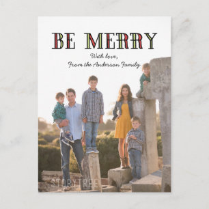 Colorful Be Merliday Foto Postkarte
