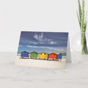 Colorful Beach Houses   Muizenberg, South Africa Karte