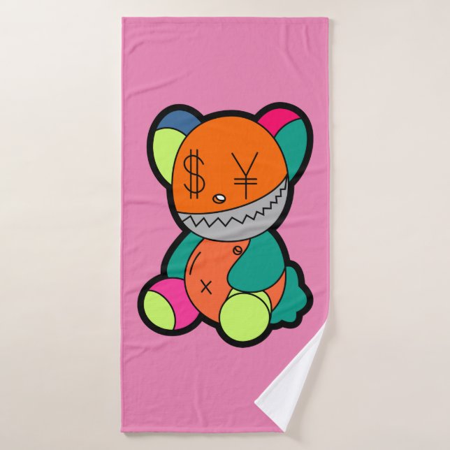 Colorful bear badehandtuch (Badehandtuch)